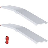  Ramp za motor 680 kg 2 pcs srebrna 205 x 28 x 5 cm Aluminij, (5000204291) | Shoptok.si