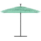  Vrtni suncobran s drvenim stupom zeleni 290x290x238 cm | shoptok.hr