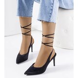 Gemre Black lace-up stilettos Anneli Cijene