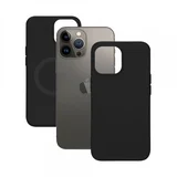 maska za iPhone 14 Plus, magnetski prsten, Magsafe, protuklizna, crna