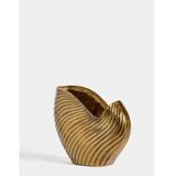 Aberto Design Dekorativna figura Školjka, 9x23x28cm, Zlatne boje | Eponuda.com