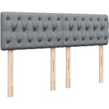 vidaXL Krevet box spring s madracem svjetlosivi 140x200 cm od tkanine | shoptok.hr