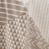 Catherine Lansfield Bež posteljina za bračni krevet/za produženi krevet 230x220 cm Larsson Geo – | shoptok.hr