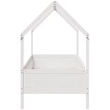  Okvir dječjeg kreveta s kućicom bijeli 90 x 200 cm od borovine | shoptok.hr