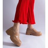 Gemre Dark beige eco leather moccasins Fiorenza | shoptok.hr