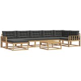  Set vanjskih sofa 8 kom. Bijela i antracit | shoptok.hr