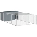  za pse s ograđenim prostorom antracit 197x396x110 cm pocinčani čelik | Eponuda.ba