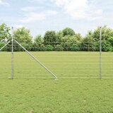 vidaXL ograja za polja 1.4x25 m pocinkano jeklo | Shoptok.si