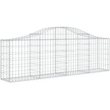  Lučne gabionske košare 12 kom 200x30x60/80 cm pocinčano željezo | shoptok.hr