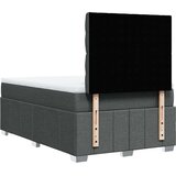 vidaXL Krevet box spring s madracem tamnosivi 120 x 190 cm tkanina | shoptok.hr