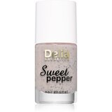 Delia Cosmetics Sweet Pepper Black Particles lak za nohte odtenek 02 Apricot 11 ml | Shoptok.si