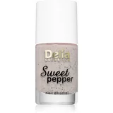 Delia Cosmetics Sweet Pepper Black Particles lak za nohte odtenek 02 Apricot 11 ml