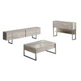 Hanah home set za dnevnu sobu luxe set travertine silver | ePonuda.com