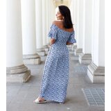 Gemre Blue floral maxi dress Marcello | Shoptok.si