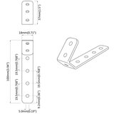  Kuke 2 pcs Crna M5 x 110 mm Željezo | shoptok.hr