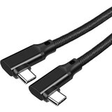 INF VR povezovalni kabel - PQ121 črno pleten 3 m, (21536994) | Shoptok.si