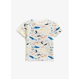 Koton Printed Ecru Baby T-shirt 3smb10052tk Cene