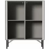 Hammel Furniture Svijetlo siva vitrina 91x111 cm Edge by Hammel –