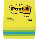 3m Blok samolepilnih lističev 2051-L, 51 x 51 mm, limona Cene
