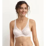 DIM GENEROUS ESSENTIEL UNDERWIRE BRA - Women's Lace Bra - Light Pink