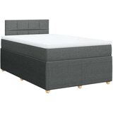 vidaXL Krevet box spring s madracem tamnosivi 120 x 190 cm tkanina | shoptok.hr