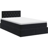  Podesivi krevet s madracem Crna 120 x 190 cm Baršun | shoptok.hr