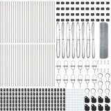 vidaXL varjena žična ograja s 13 stebri 0.8x100 m pocinkano jeklo | Shoptok.si