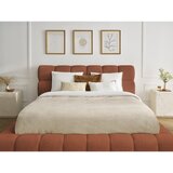 Bobochic Paris Oranžna oblazinjena zakonska postelja s prostorom za shranjevanje z letvenim dnom 160x200 cm Mont Blanc – | Shoptok.si