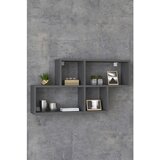 MID.YOU Stenski Regal Lusas, Antracit | Shoptok.si
