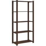  Stalak za pohranu 5 razina smeđi 80x38x170 cm masivna borovina | shoptok.hr