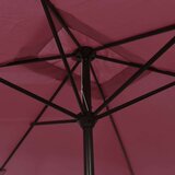  Zunanji senčnik s kovinskim drogom 300x200 cm bordo rdeč, (20742918) | Shoptok.si