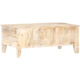  Stolić za kavu 100 x 55 x 40 cm od grubog drva bagrema | shoptok.hr