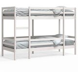 vidaXL Pograd bel 90x200 cm trdna borovina | Shoptok.si