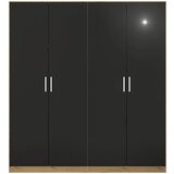Rauch Möbel omara s klasičnimi vrati, siva, hrast artisan | Shoptok.si