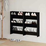  Ormar za cipele s policom 2 pcs Crni hrast 60 x 18 x 90 cm | shoptok.hr