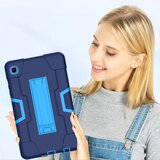 NIKCORP Ovitek za Samsung Galaxy Tab A 8.0 robusten s stojalom, moder, troslojno silikonsko ohišje proti udarcem za otroke, (5000139025) | Shoptok.si