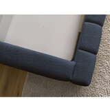 Bobochic Paris Temno modra oblazinjena zakonska postelja s prostorom za shranjevanje z letvenim dnom 140x190 cm Denali – | Shoptok.si