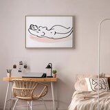  Slika - Sunbathing (1 Part) Wide 120x80 U prirodnom drvenom okviru | shoptok.hr