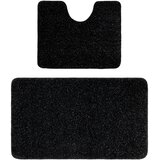 RugsX Preproge Dvodelni kopalniški set preproga SYNERGY, glamour 60x100 cm Črna | Shoptok.si