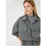 Koton Shirt - Gray - Oversize Cene
