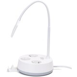 Aigostar LED prigušiva stolna lampa sa utičnicama i USB portom LED/4,6W/230V bela | Eponuda.com