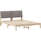  Konstrukcija postelje Rjava 150 x 200 cm Masivno borovo les, (5000084292) | Shoptok.si
