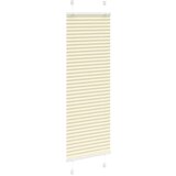 vidaXL Plisirana žaluzija Cream 45x150 cm Širina tkanine 44,4 cm | Shoptok.si