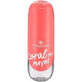 Essence Lak za nohte Nagelfarbener Gel-Nagellack - 52 coral ME MAYBE Oranžna | Shoptok.si