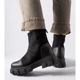 Gemre Black eco-suede workers with tread Milo | ePonuda.com