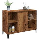 vidaXL Ormarić za umivaonik boja drva 80x33x60 cm konstruirano drvo | shoptok.hr