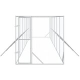 Vanjski kavez za pse srebrni 2 x 14 x 2 m od pocinčanog čelika | shoptok.hr