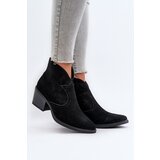 S. BARSKI Suede Cowboy Boots with Zip D&A | Shoptok.si