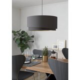 Eglo 39931 - Luster na sajli MANDERLINE 1xE27/40W/230V braon/zlatna Slike