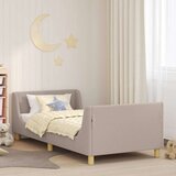  Otroški posteljni okvir z vznožjem Svetlo siva 80 x 200 cm, (5000104805) | Shoptok.si